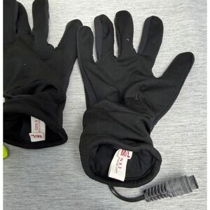Gears Canada Gen X 3 Heated Glove Liners & Seirus Windproof Gloves M/L Blk Neon